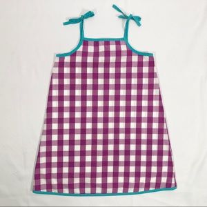 Hanna Andersson Pillowcase Dress Checked Squares